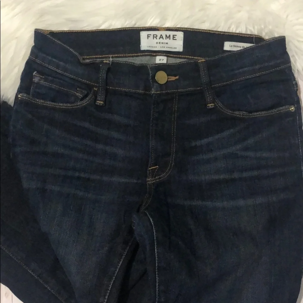 FRAME Le Skinny de Jeanne crop jeans size 27 - Picture 5 of 12